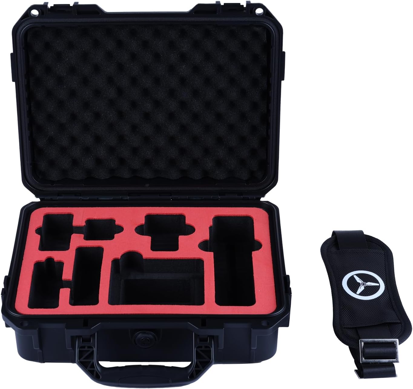 Waterproof Hard Case for DJI Osmo Pocket 3 / Creator Combo/Power Expansion Combo | Shockproof, Dustproof Protective Storage | Fits Battery Handle, DJI Mic 2 Transmitter, ND Filte and Tripod