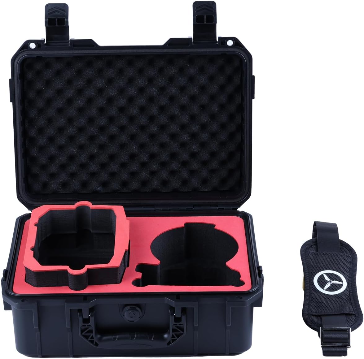 Travel Hard Case for DJI Flip, Fly More Combo | Holds Up to 7 Batteries, Fits Drone, DJI RC 2 / RC-N2 Remote Controller, Charging Hub & Accessories | IP67 Waterproof, Shockproof, Dustproof
