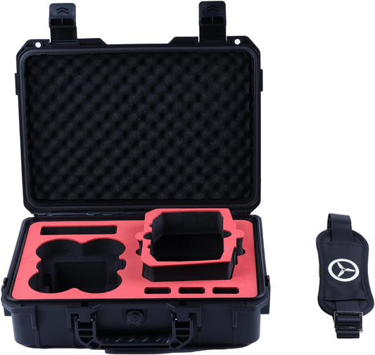 Travel Hard Case for DJI Neo Fly More Combo | Holds Up to 10 Batteries, Fits Drone, DJI RC 2 / RC-N2 Remote Controller, Charging Hub & Accessories | IP67 Waterproof, Shockproof, Dustproof